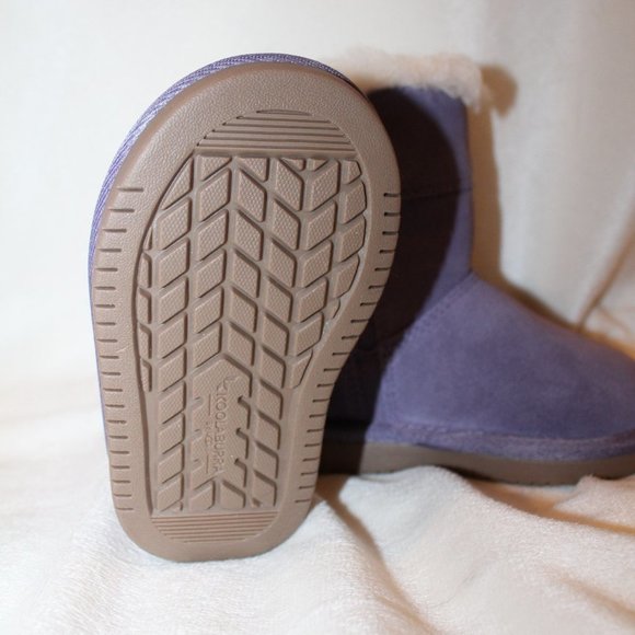NIB‎ UGG KOOLABURRA TODDLER GIRL'S SUEDE FUR WINTER BOOTS PURPLE - Picture 5 of 6